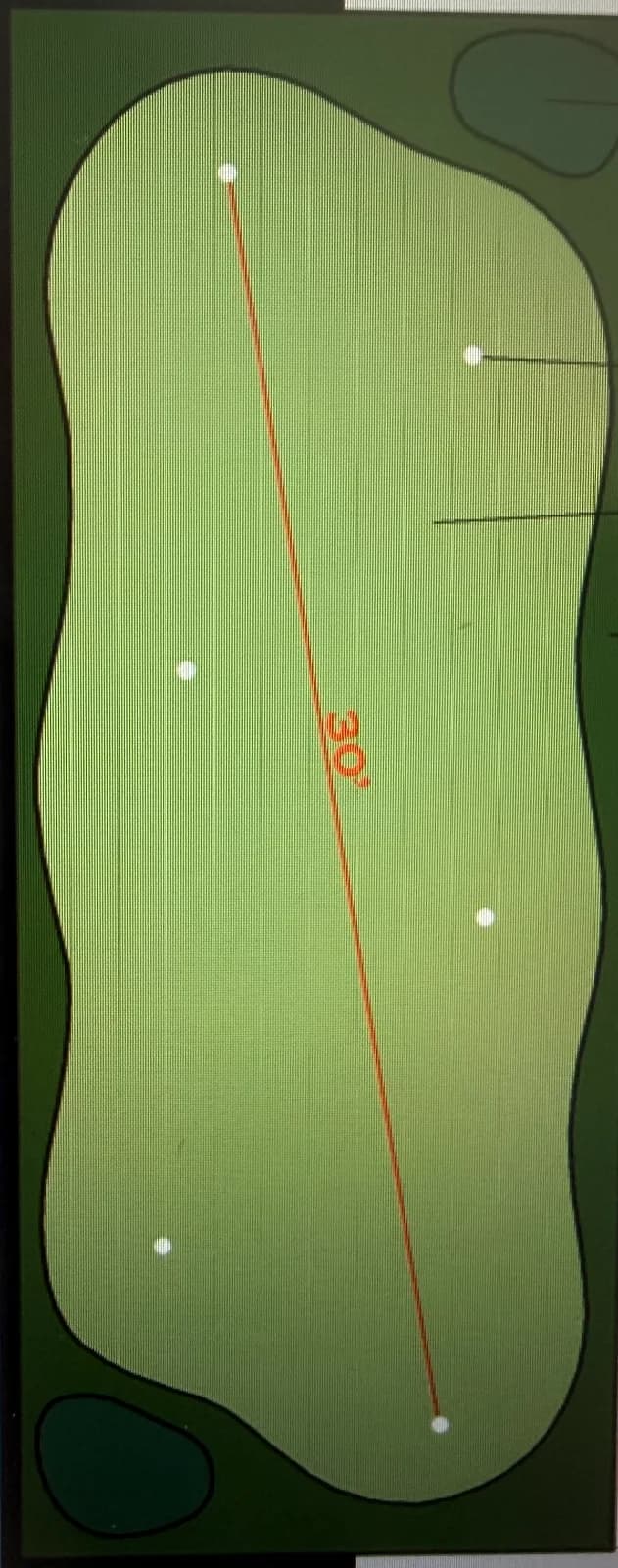 <p>VERY LARGE FULL CHIPPING AND PUTTING GREEN. 36 feet by 15 ft!!!</p>